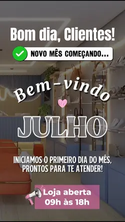 Bem-vindo Julho