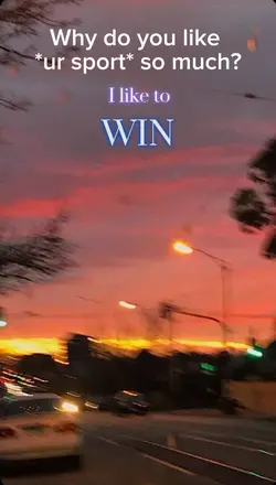 I like to win