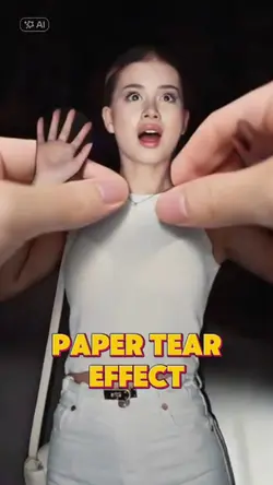 Paper Tear Effect