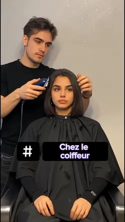 Chez le coiffeur