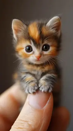 Cute tiny cat