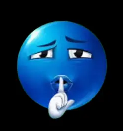 blue face guy