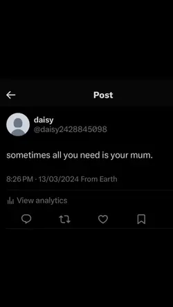 All you need is mum