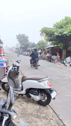 pagi desa berkabut 
