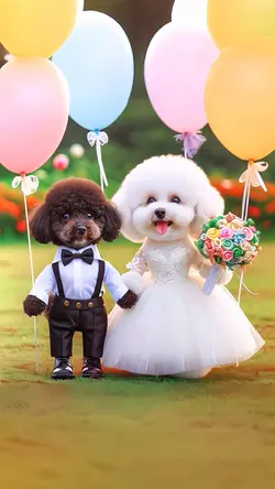 Funny dog ai video