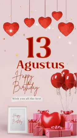 hbd 13 Agustus 2025