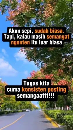 konsisten posting