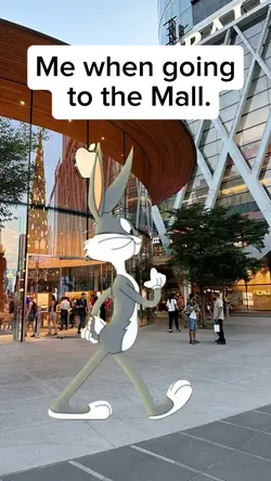 me going to the mall