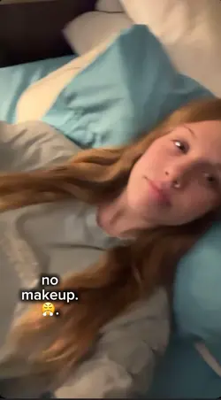no makeup 😔 