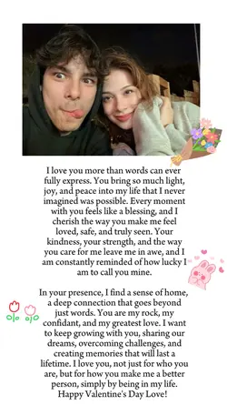 Valentine's message