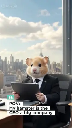 My hamster is a CEO