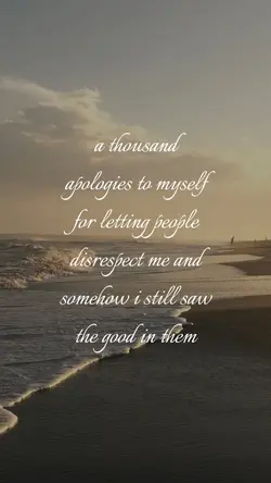 apologies to myself