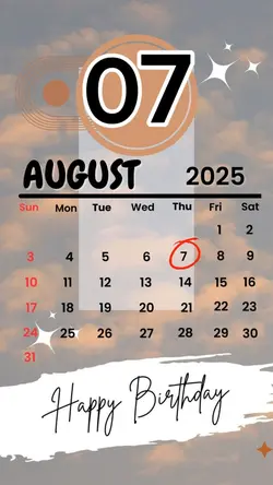 birthday 07 August
