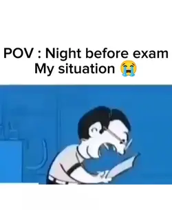 Night before exam
