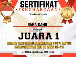 sertifikat lombatari