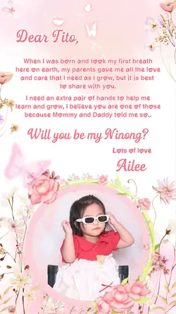 Ninong Proposal 