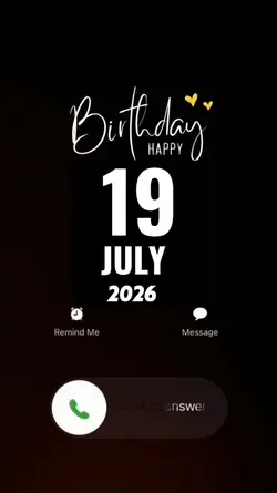 Hbd 19 July 2026 