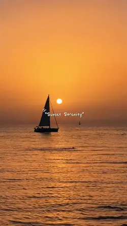 sunset serenity 