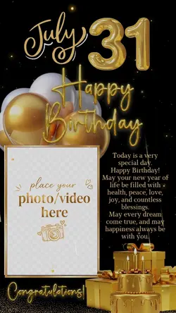 Birthday July 31