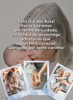 feliz dia dos avós 