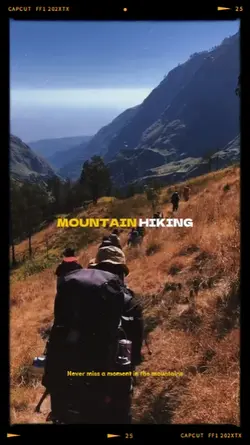 Mountain hiking