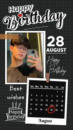 28 AUGUST HBD 2025