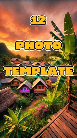 12 Photos Template 