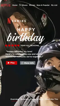 Birthday netflix