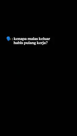 Aku kecapean 
