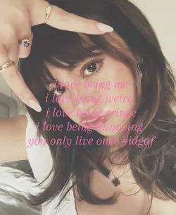 being me