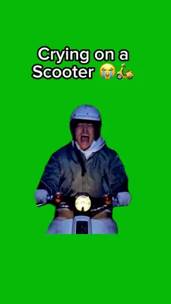 Crying on Scooter 🛵 