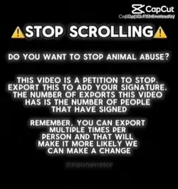 STOP ANIMAL ABUSE