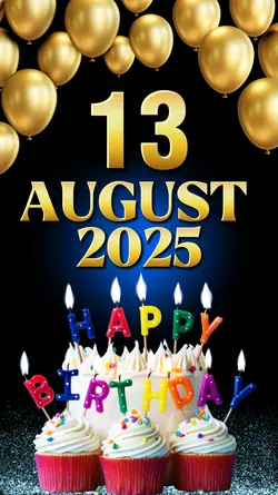 Birthday 13 Aug 2025