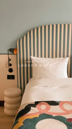 aesthetic hotel room