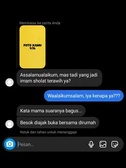Chat IG Imam Terawih