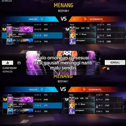 menang by one ff
