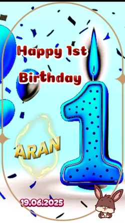 1st birthday boy