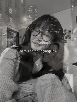 persis setahun 