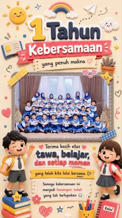 1 tahun kebersamaan