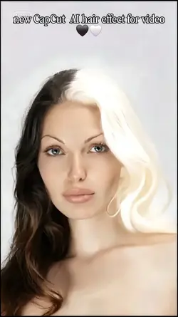 BLACK AND WHITE HAIR