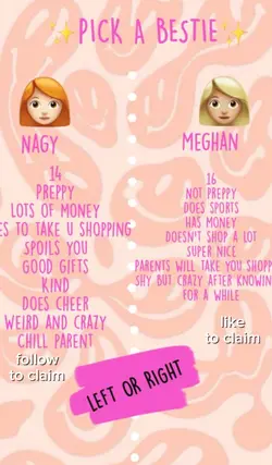 pick a bestie💗🌸🌷🎀🩷