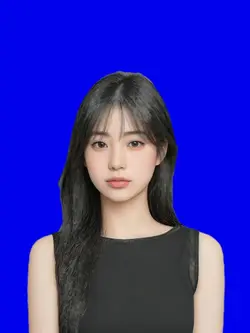 foto latar biru