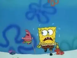Bob Esponja Huyendo