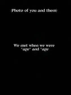 We met when…