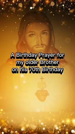 prayer. for 70 bday