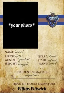 Ravenclaw student ID
