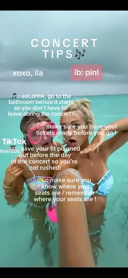 concert tips! 🎸