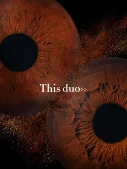 this duo> dark brown