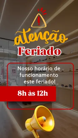 Aviso de feriado