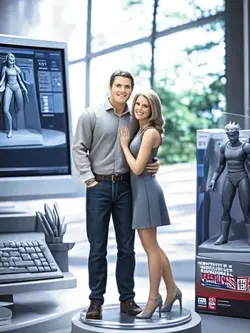 Ai couple figurine